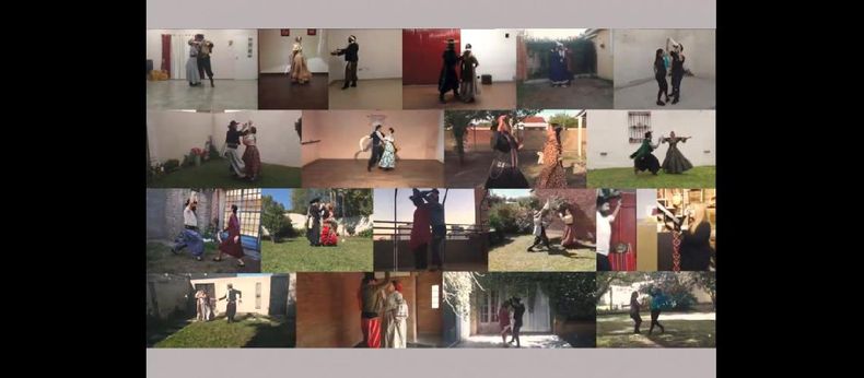 Treinta y siete profesores bailan la tradicional Zamba de mi esperanza en versión del legendario grupo Los Chalchaleros (DIRECCION DE CULTURA DE BENITO JUAREZ)