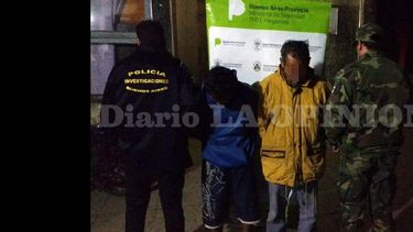 Las detenciones fueron llevadas a cabo por la DDI local junto a efectivos del Comando de Patrulla Rural y del Destacamento La Violeta, (LA OPINION)