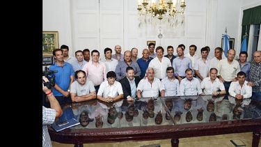Intendentes del FpV marcaron una posición conjunta y buscarán acordar con sus legisladores. (DIB)