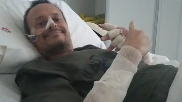 Sergio Palmieri tuvo un accidente tras superar más de 60 días de internación y una veintena de cirugías Sergio Palmieri tuvo un accidente tras superar más de 60 días de internación y una veintena de cirugías