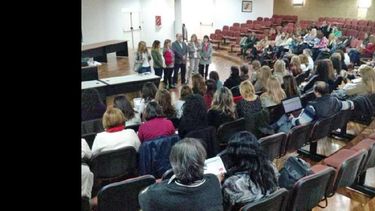 La iniciativa tuvo lugar en las instalaciones del Instituto Tecnológico (Itec) de San Nicolás. (JEFATURA DE EDUCACION REGION 13)