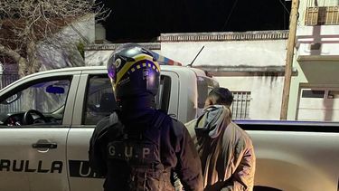 Uno de los sospechosos en el momento de la aprehensión. Uno de los sospechosos en el momento de la aprehensión.