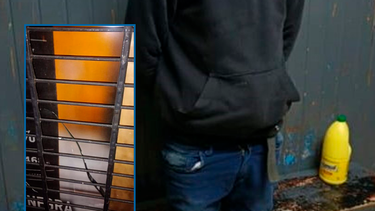 intento de robo y danos a un comercio de san nicolas: detienen a un joven en pleno centro intento de robo y danos a un comercio de san nicolas: detienen a un joven en pleno centro