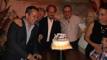 Las familias Marino Aguirre y Auil en los festejos por los 40 años de Medicar. Las familias Marino Aguirre y Auil en los festejos por los 40 años de Medicar.