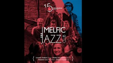 Este viernes en Espacio GAE se presenta la banda Melfic Jazz Club. Este viernes en Espacio GAE se presenta la banda Melfic Jazz Club.