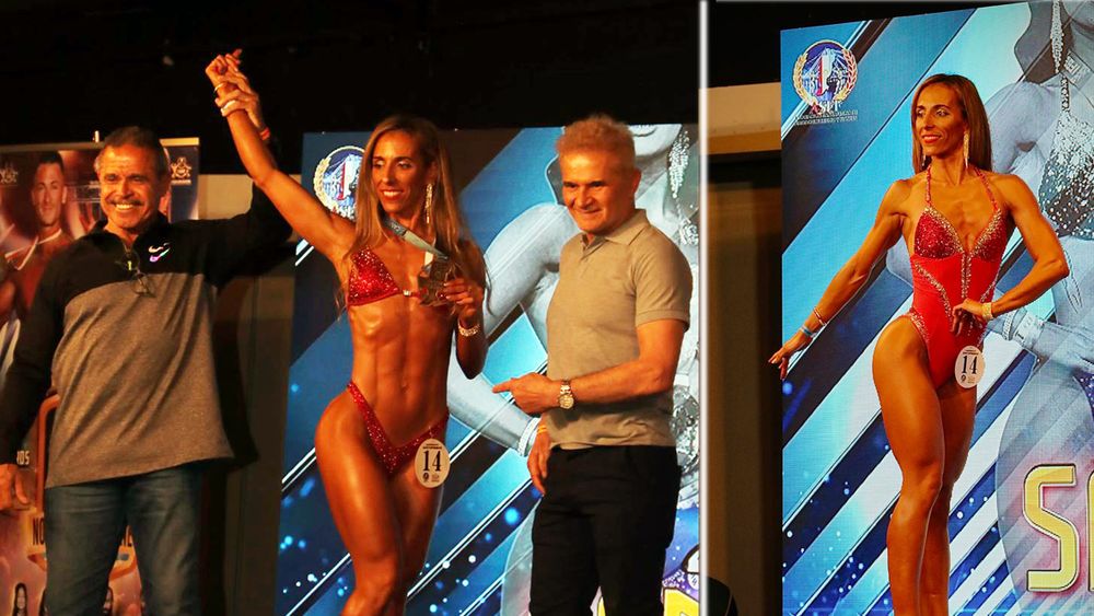 María Virginia Gómez obtuvo tres primeros puestos y un segundo en el Santafesino de Fisicoculturismo y Fitness.