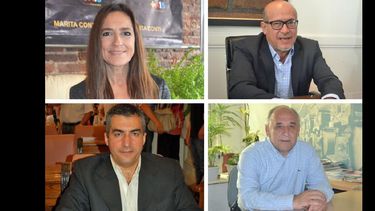 Marita Conti, Frente Renovador. (LA OPINION) - Carlos Elizalde, Juntos por Pergamino. (LA OPINION) - Diego Brigati, Fpv-PJ. (LA OPINION) - Eddo Pascot, Cambiemos. (LA OPINION)