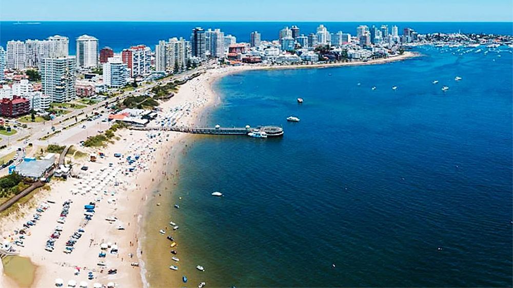 Punta del Este, un destino muy concurrido por los argentinos. 