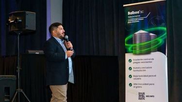 Juan Ignacio Herrera explicó las cualidades de Balboa en un evento en Rosario. Juan Ignacio Herrera explicó las cualidades de Balboa en un evento en Rosario.