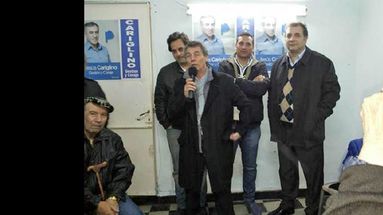 Momento en que el dirigente Raúl Pugno se dirigía a los presentes. (RAUL PUGNO)
