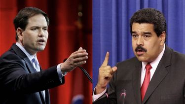 Marco Rubio y Nicolás Maduro Marco Rubio y Nicolás Maduro