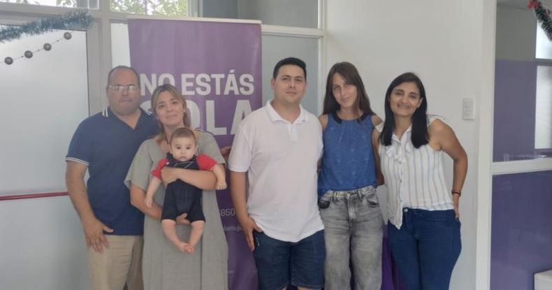 El grupo multidisciplinario está integrado por dos psicólogos, una abogada y una trabajadora social y depende de la Dirección de la Mujer.