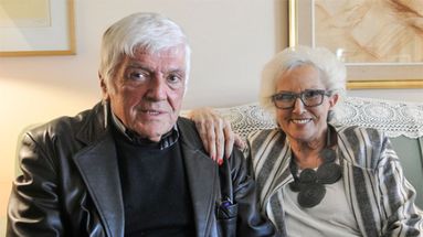 Osvaldo Piro junto a Susana Rinaldi.&nbsp;