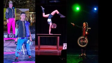 Las compañías De Fabular, Strudels y Les. Este sábado en Pasaje Edna Pozzi, mañana en Parque Belgrano y el lunes en el Galpón de la Juventud.