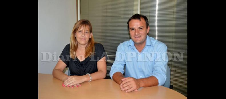 El Centro de Referencia de avenida Colón y General Paz será ahora la nueva sede de trabajo de Gisela Cerminara y Daniel Tamblay, designados recientemente como referentes regional y local respectivamente. (LA OPINION)