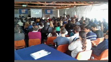Más de 130 personas presentes en la reunión más importante del Inta Pergamino. (INTA PERGAMINO)