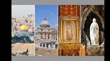 Tierra Santa, El Vaticano y las basílicas de Guadalupe y Fátima forman parte de los primeros lugares de esta lista peregrina. (ACI PRENSA)