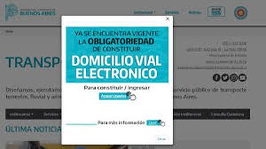 Entró en vigencia en Provincia el Domicilio Vial Electrónico: qué es y para qué sirve Entró en vigencia en Provincia el Domicilio Vial Electrónico: qué es y para qué sirve