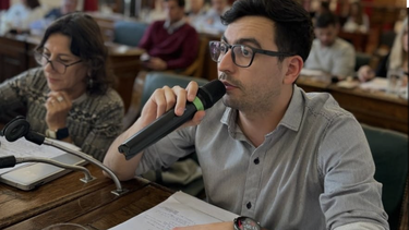 Nicolas Cabrera en el HCD de Pergamino