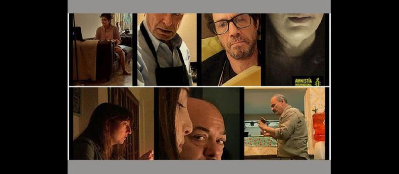 Murciélagos, la película filmada y producida íntegramente en cuarentena, de la que formó parte el músico pergaminense Nicolás Arroyo. (TELAM)