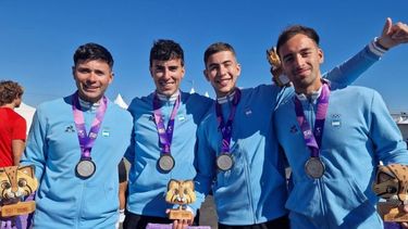 Zárate: Marcos Rojas conquisto la medalla de plata de los Juegos Panamericanos Junior. Zárate: Marcos Rojas conquisto la medalla de plata de los Juegos Panamericanos Junior.