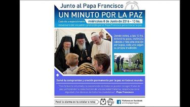 El miércoles, a las 13:00, se insta a rezar según su propia tradición. (AICA)