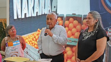 En el marco de Expoagro 2026, el intendente Cecilio Salazar presentó la 8ª edición de la Fiesta Provincial de la Naranja de Ombligo, que se realizará los 25 y 26 de julio en la ciudad de San Pedro. En el marco de Expoagro 2026, el intendente Cecilio Salazar presentó la 8ª edición de la Fiesta Provincial de la Naranja de Ombligo, que se realizará los 25 y 26 de julio en la ciudad de San Pedro.