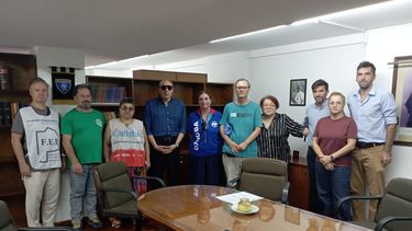 Días pasados, en el marco de un paro y movilización docente, referentes gremiales mantuvieron un encuentro con autoridades de la Fiscalía. &nbsp;