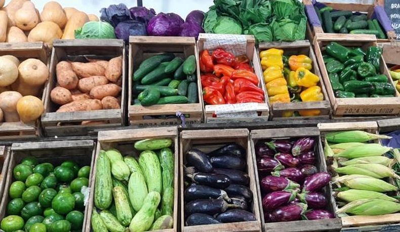 Las frutas y verduras bajaron sus precios en un 11,4% durante el cuarto mes del año en Pergamino. Las frutas y verduras bajaron sus precios en un 11,4% durante el cuarto mes del año en Pergamino.