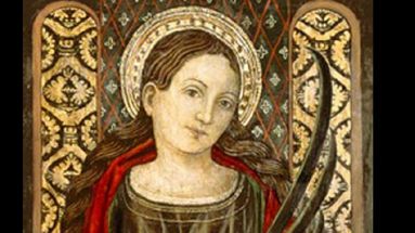 Por Santa Lucía se celebrará misa a las 19:00 en el templo de calles 8 y 15. (INTERNET)