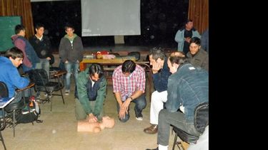 Charla de RCP en el exColegio Industrial. (EET Nº 1)