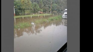 La ruta estuvo cortada pero ayer a la mañana la habilitaron.