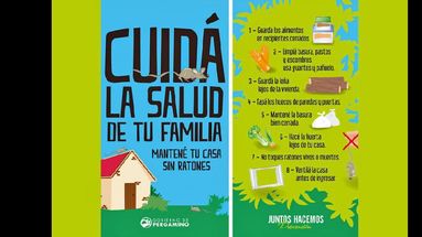 El Municipio entrega folletos informativos. (LA OPINION)