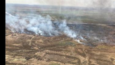El fuego también sigue afectando fuertemente a Entre Ríos. El fuego también sigue afectando fuertemente a Entre Ríos.