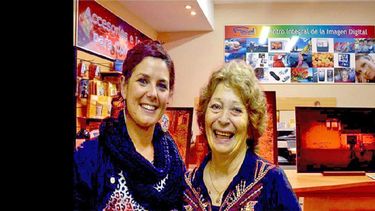 Natalia Tealdi y Graciela Fidalgo, organizadoras de la muestra. (MIRIAM DE LA ROSA)