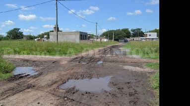 Reclamos en Costa Rica Alberdi por barro y pastos altos. (LA OPINION)
