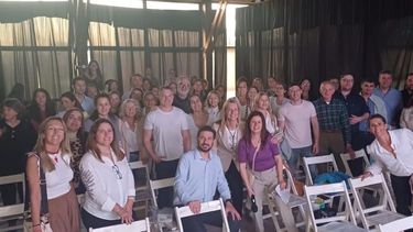 Por los 60 años del Colegio de Odontólogos, se realizó una jornada de la que participaron actuales y exdirectivos del Distrito VI de la institución.