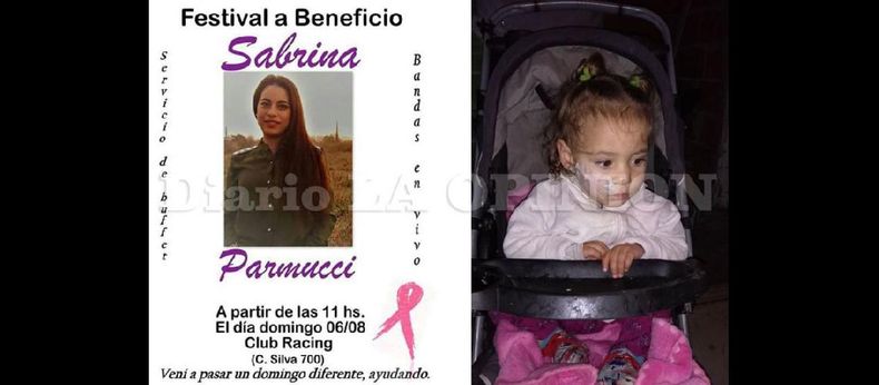 El festival a beneficio de Sabrina será en Racing, a partir de las 11:00, mientras que el evento folklórico por Milagros será en Centenario, desde las 16:00.  (LA OPINION)