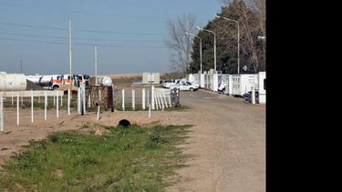 Prácticamente nulo es el movimiento en el obrador ubicado en cercanías del predio del Inta.  (LA OPINION)
