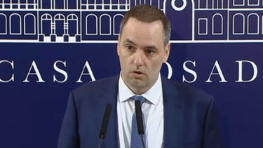 Manuel Adorni hoy en conferencia de Prensa Manuel Adorni hoy en conferencia de Prensa