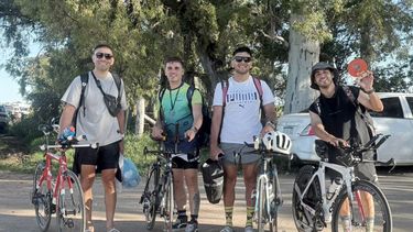 Sebastián Ramírez, David Chade, Santiago Rosales y Lautaro Ponce en Capitán Sarmiento.