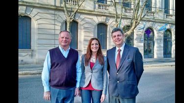 Vicente Ardissone, Marita Conti y Arturo Terrile, del Frente Renovador. (FRENTE RENOVADOR)