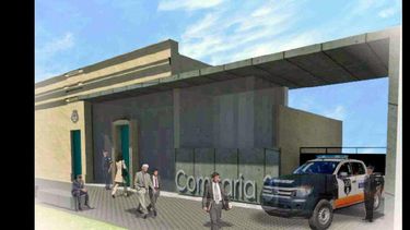Las obras en la dependencia policial de avenida Paraguay y Merlino ya están proyectadas. (LA OPINION)