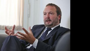 Martín Sabbatella reconoce en Cristina Fernández a su líder política. (LA NACION)