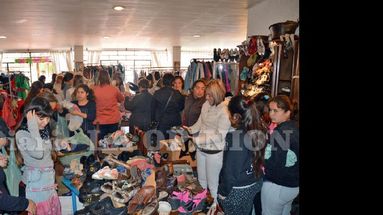 Solidaridad: expresada en la Feria Conin que puede visitarse hasta hoy. (LA OPINION)