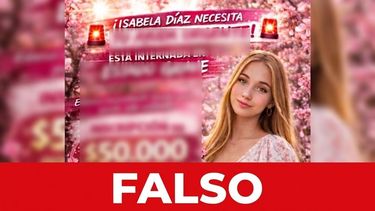 investigan a la persona que publico en redes sociales pidiendo ayuda a la joven isabella diaz investigan a la persona que publico en redes sociales pidiendo ayuda a la joven isabella diaz