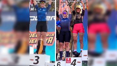 María Marta Rodríguez, Cristel Novello y Antonela Raymundo al podio en Embalse.