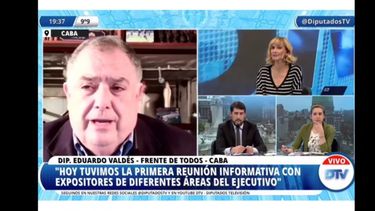 El diputado Eduardo Valdés, del Frente de Todos, titular de Relaciones Exteriores y Culto, celebró la iniciativa. El diputado Eduardo Valdés, del Frente de Todos, titular de Relaciones Exteriores y Culto, celebró la iniciativa.