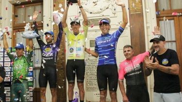 con una muy buena actuacion de ciclistas de pergamino, termino la doble bragado con una muy buena actuacion de ciclistas de pergamino, termino la doble bragado