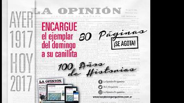 100 años junto a la gente de Pergamino y la zona. (LA OPINIÓN)